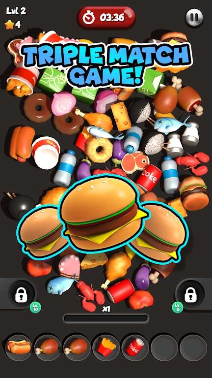 ƥʳ3DϷ׿(Food Match 3D)ͼ3: