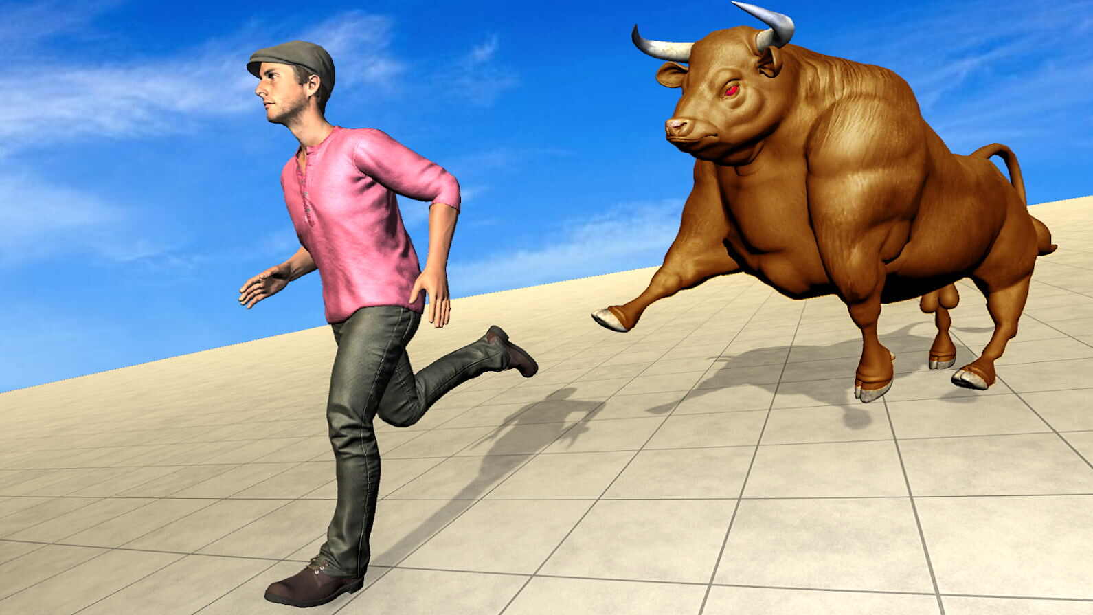 ŭҰţϷ׿棨Crazy vs real bull runͼ2: