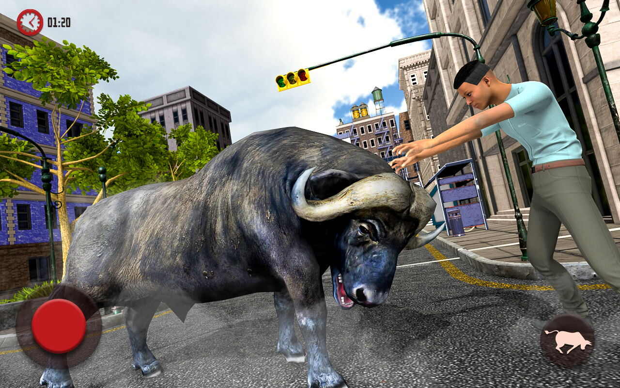 ŭҰţϷ׿棨Crazy vs real bull runͼ1: